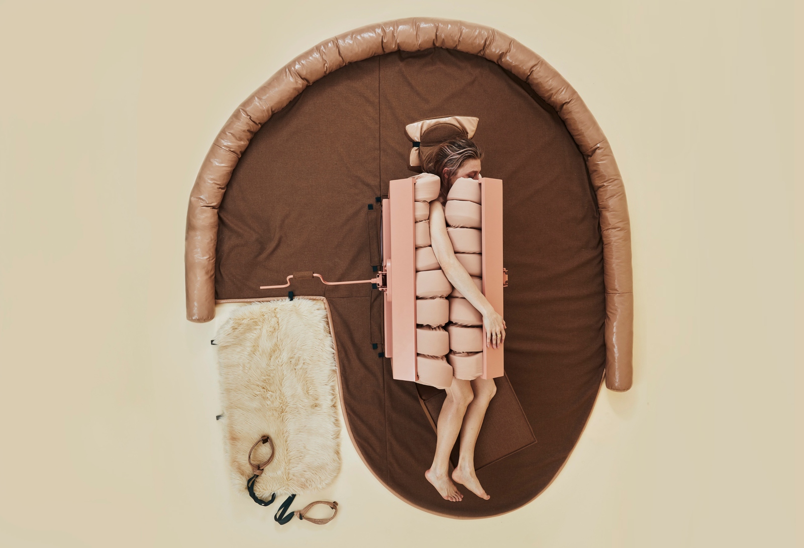 “Compression Cradle” by Lucy McRae. Photo © by Scottie Cameron