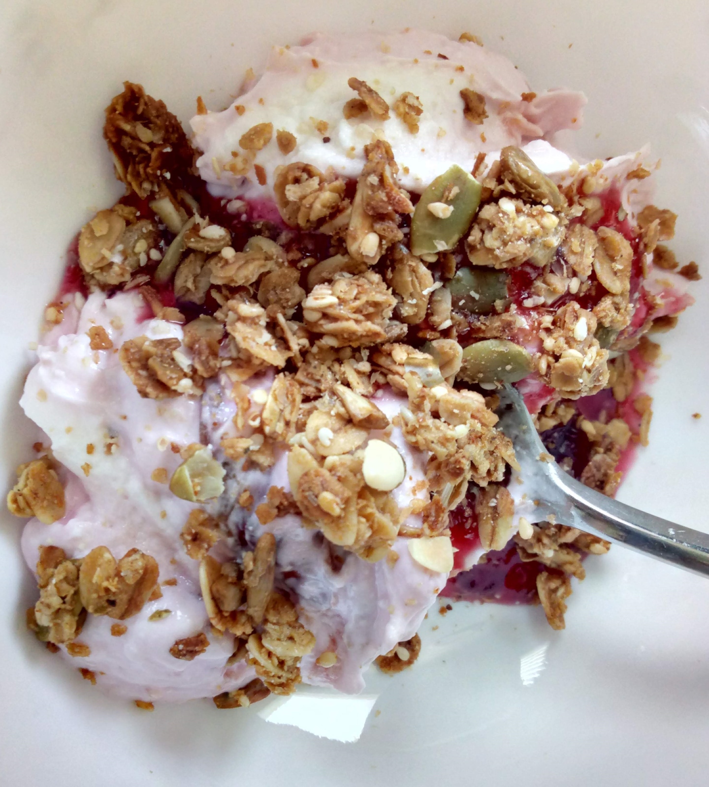 Silan granola with yogurt. Photo by Jessica Halfin