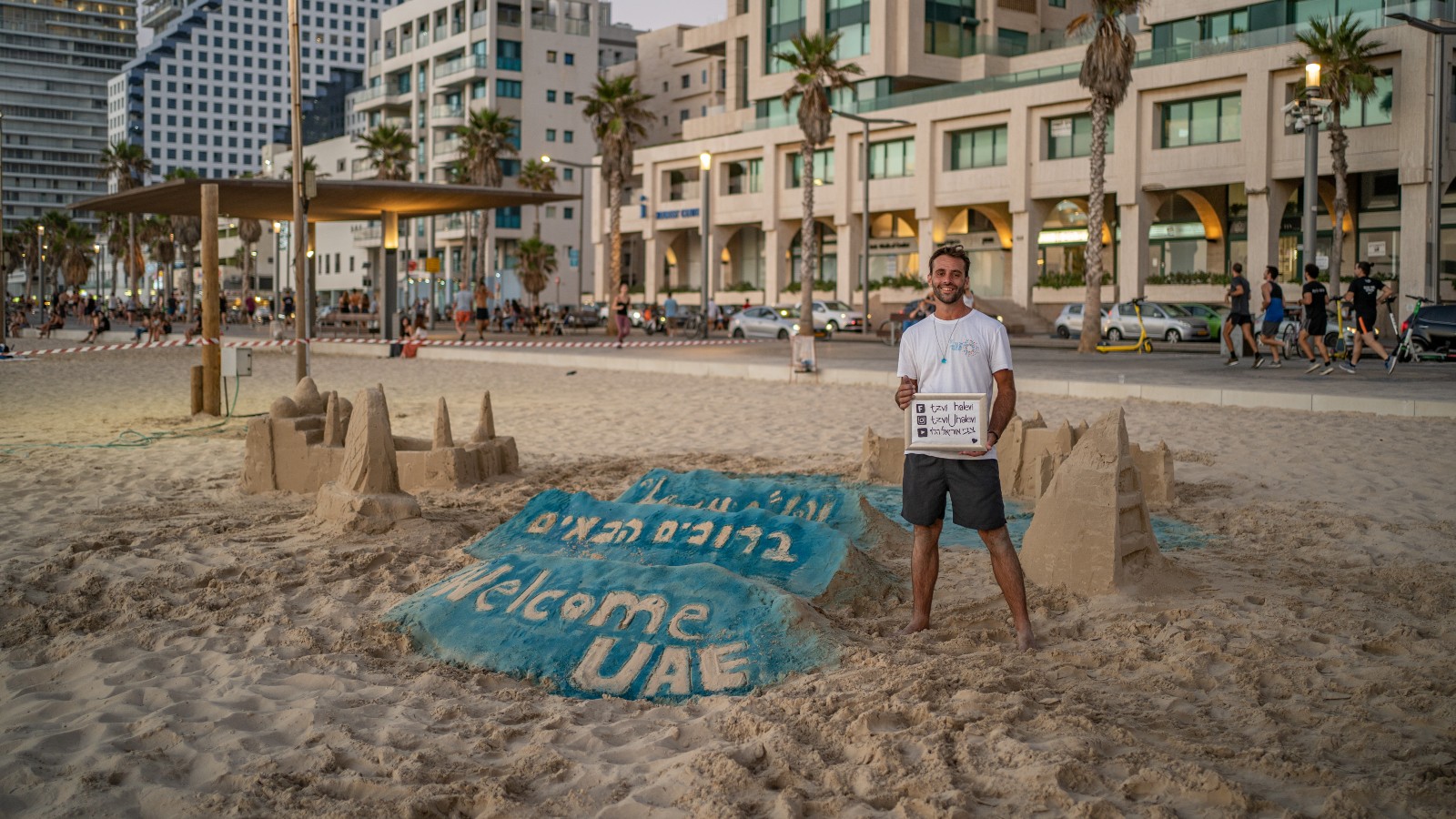 Tel Aviv-Yafo extends asandy invitation to visitors from the United Arab Emirates. Photo by Barak Brinker