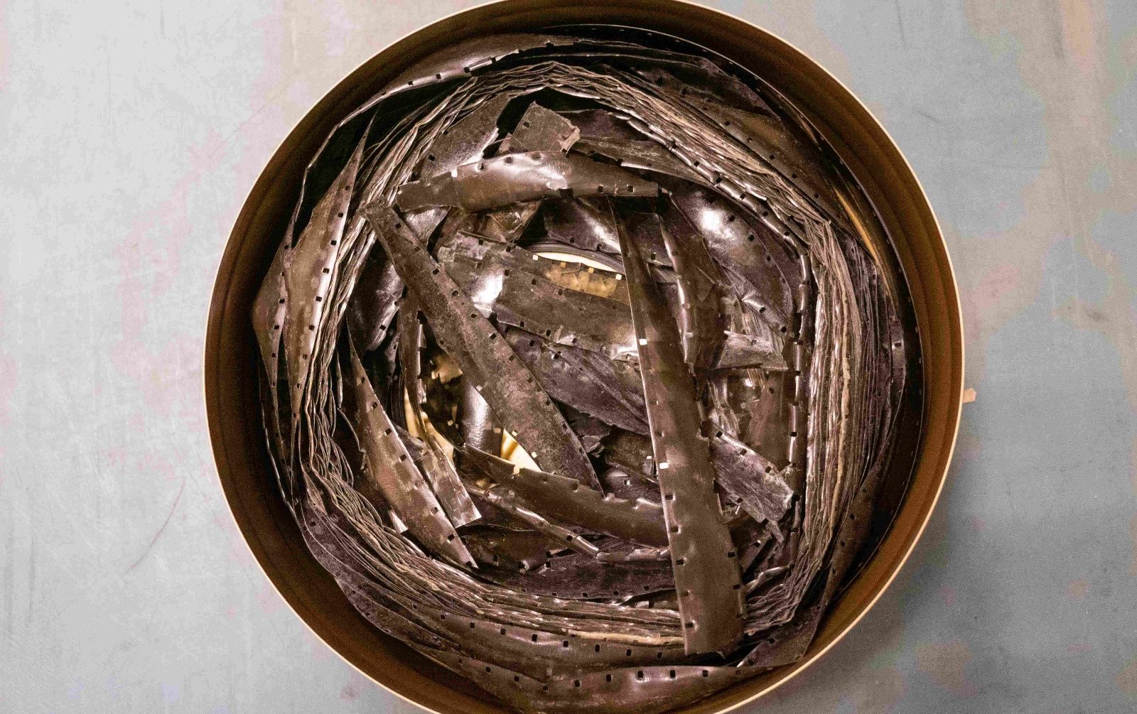 Disintegrating film reels are now archived in 4K-quality digital files. Photo by Bar Mayer film reels are now archived in 4K-quality digital files. Photo by Bar Mayer