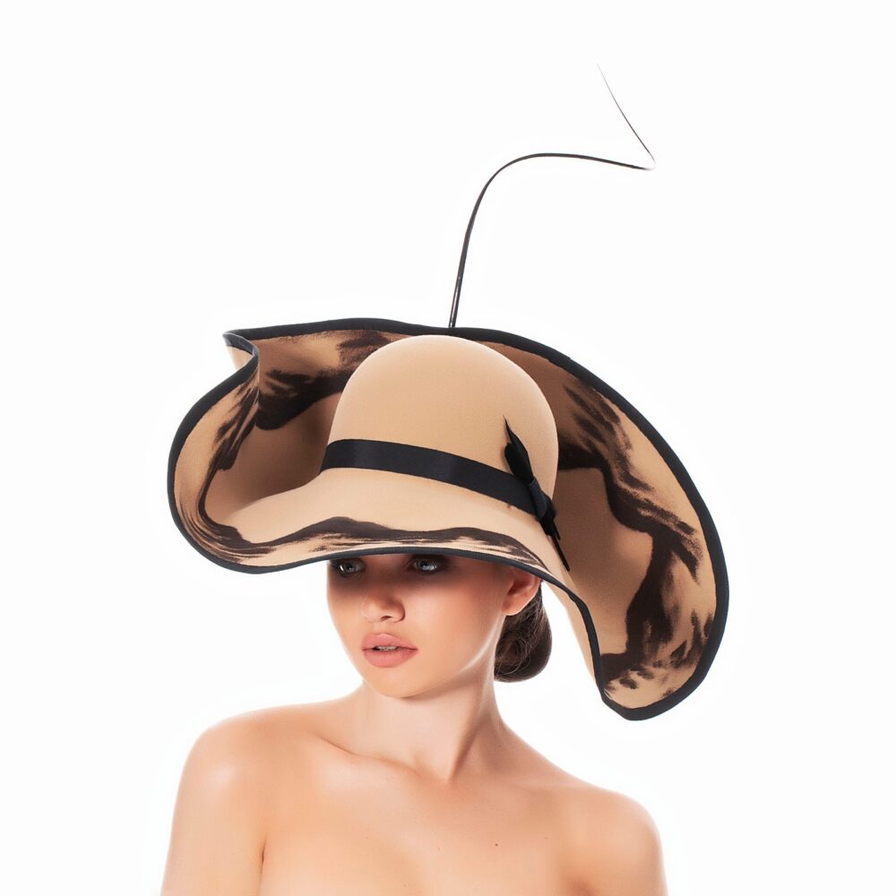 Maor Zabar’s Negev hat. Photo by Shai Gabrieli