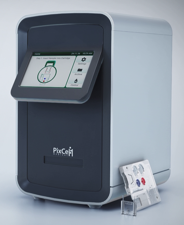 HemoScreen by PixCell Medical. Photo courtesy of PixCell Medical