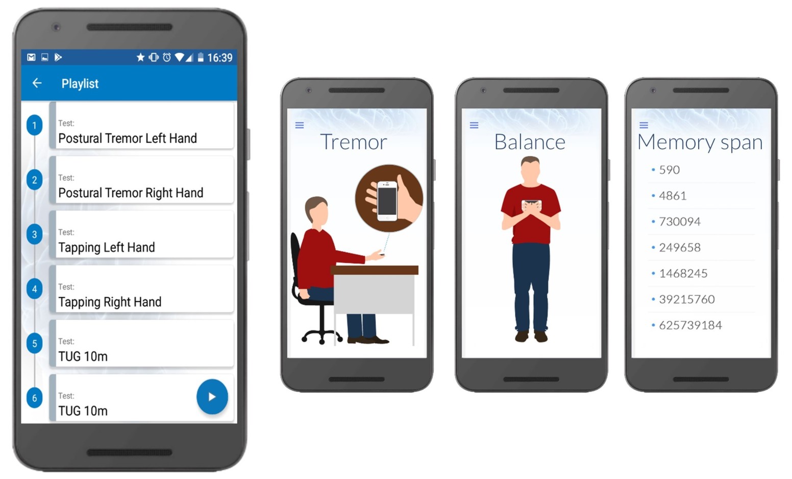 Montfort’s EncephaLog app offers fast, remote, personalized monitoring of neurological conditions. Image courtesy of Montfort