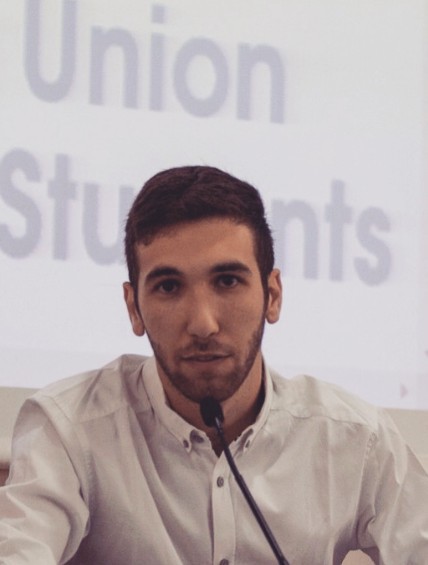 Jonathan Braun, president of the World Union of Jewish Students. Photo by Fran Friedrich