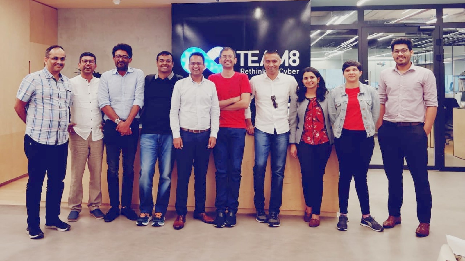 Myntra executives visiting the Team8 VC in Tel Aviv. Photo courtesy of Onnivation