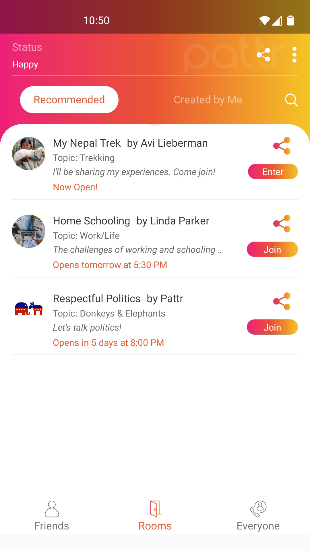 Screenshot courtesy of Pattr