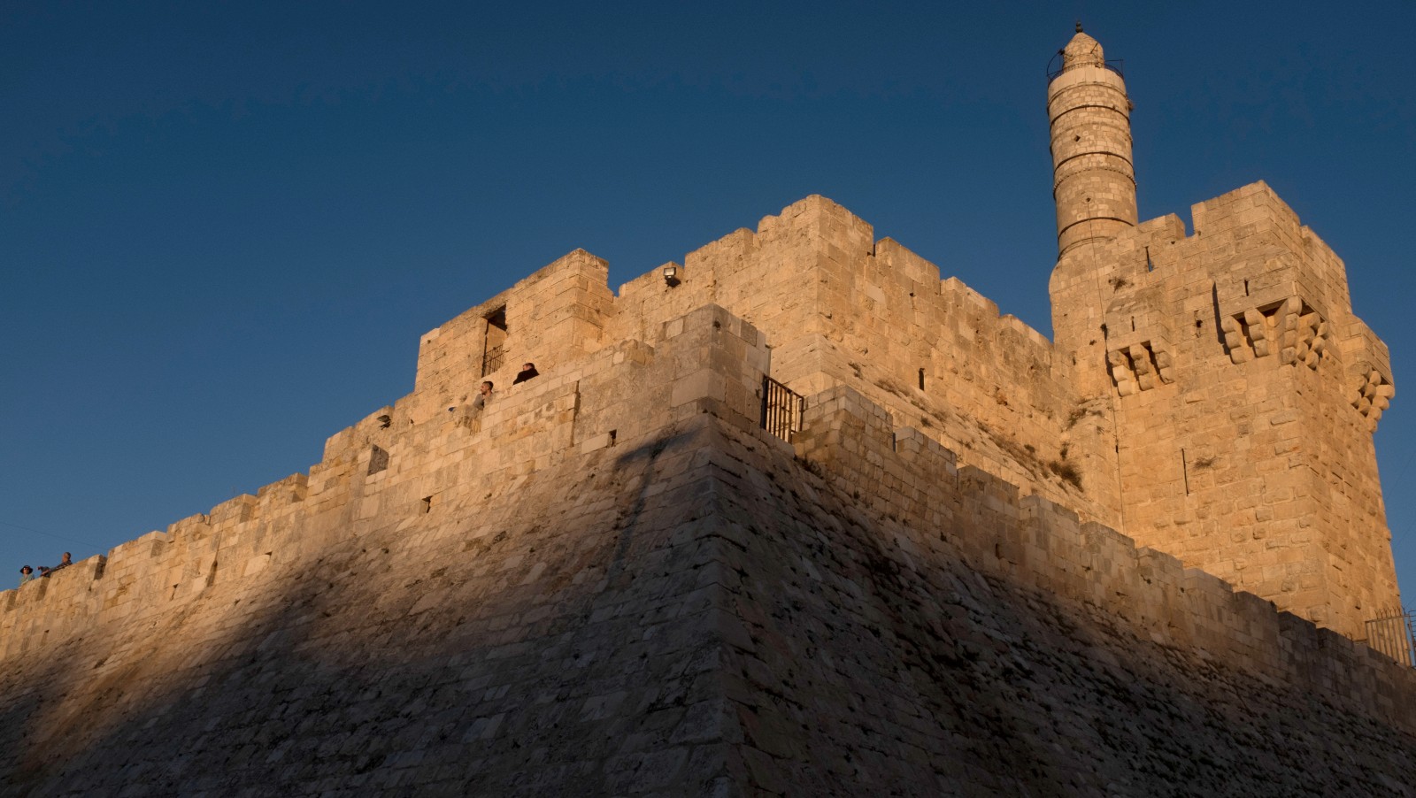 David's Tower next to Jaffa Gate at the old city of Jerusalem on January 11, 2018. Photo by Lior Mizrahi/Flash90
