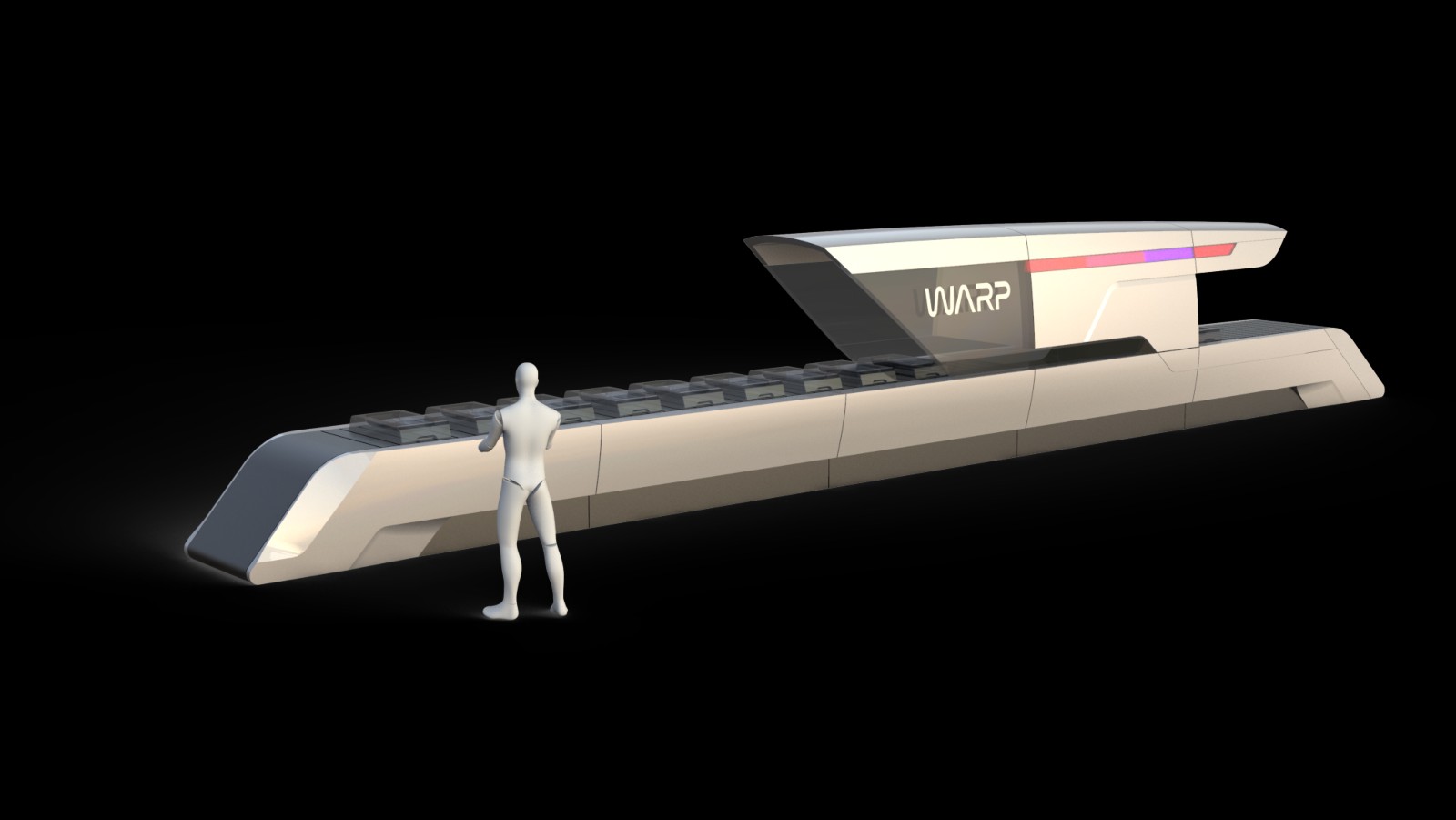 Illustration of WarpUV’s AirFort luggage disinfection system. Image courtesy of WarpUV