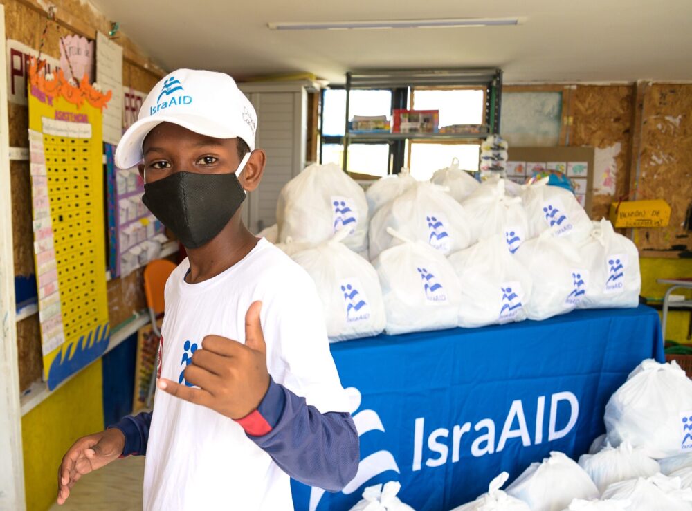 IsraAID provides Covid relief in Colombia. Photo by Alexandra Insignares, courtesy IsraAID