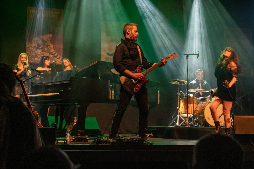 The Paz Band performing a live concert on March 31, 2021. Photo by Yahav Gamliel/Flash90