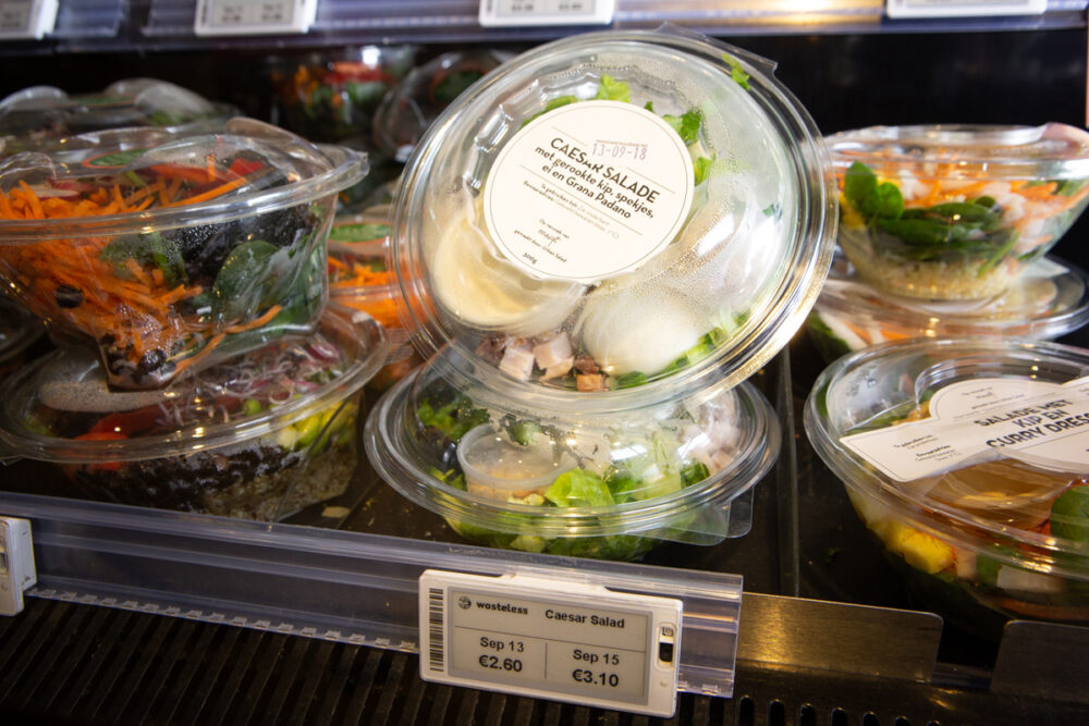 Prepared foods like salads are ideal for the Wasteless system. Photo courtesy of Wasteless