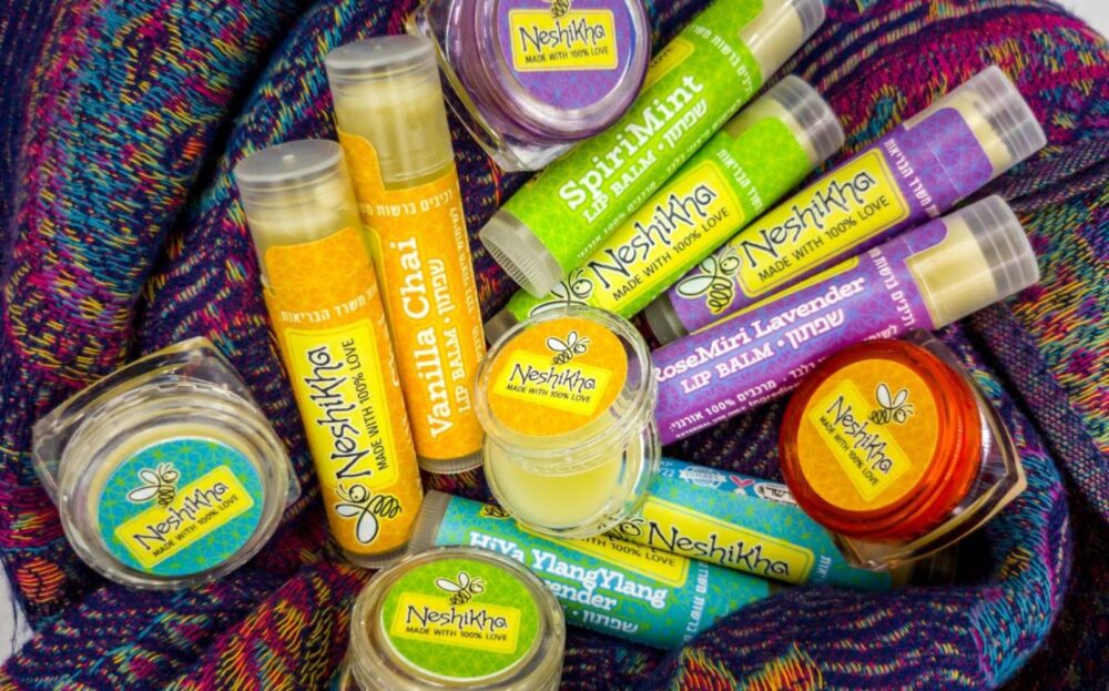 An array of Neshikha organically scented lip balms. Photo: davidbrianbender.com