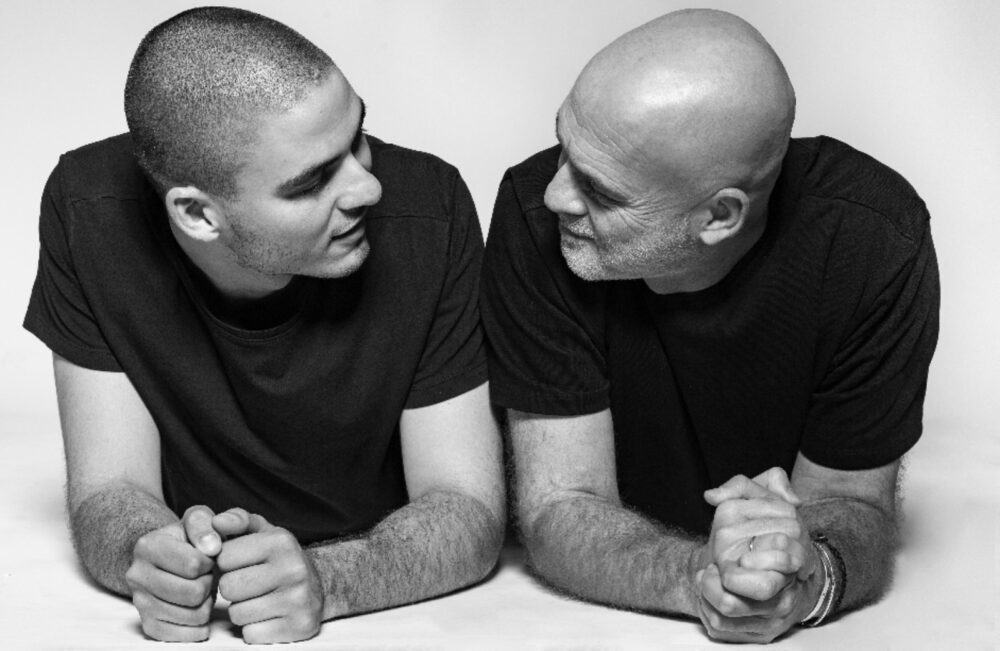 Motty Reif, right, and his son Omri. Photo by Eitan Bernat/Fathers & Sons