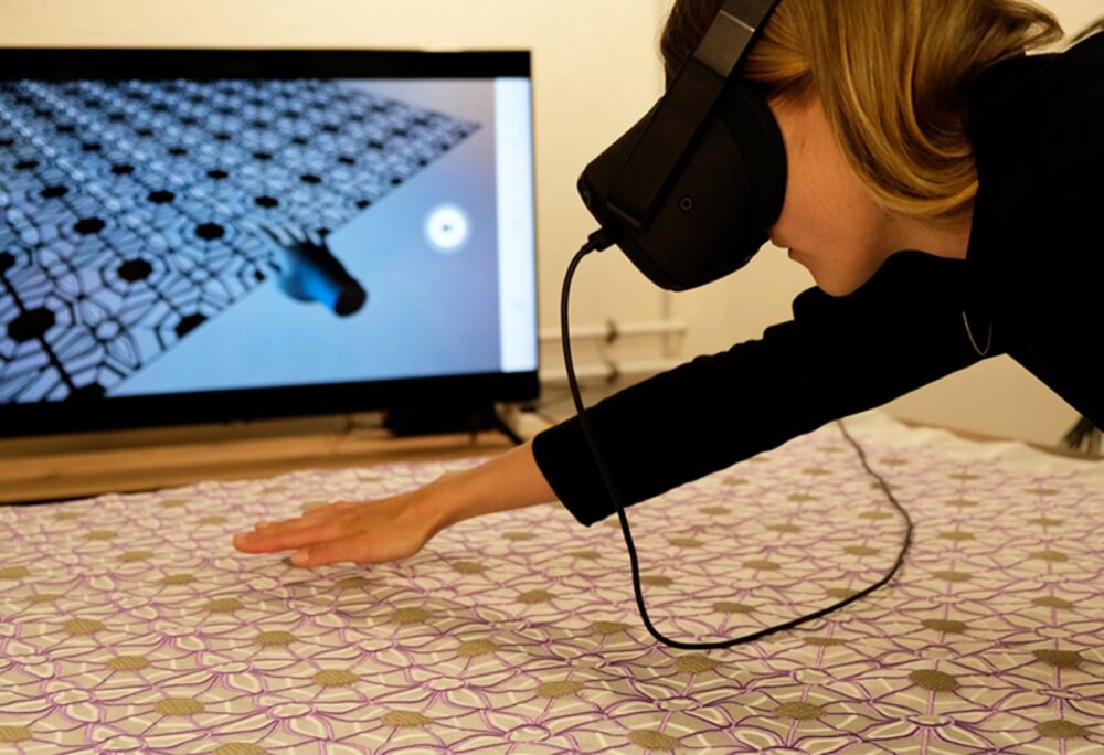 Virtual reality gives new dimensions to fabric systems. Photo courtesy of Ganit Goldstein