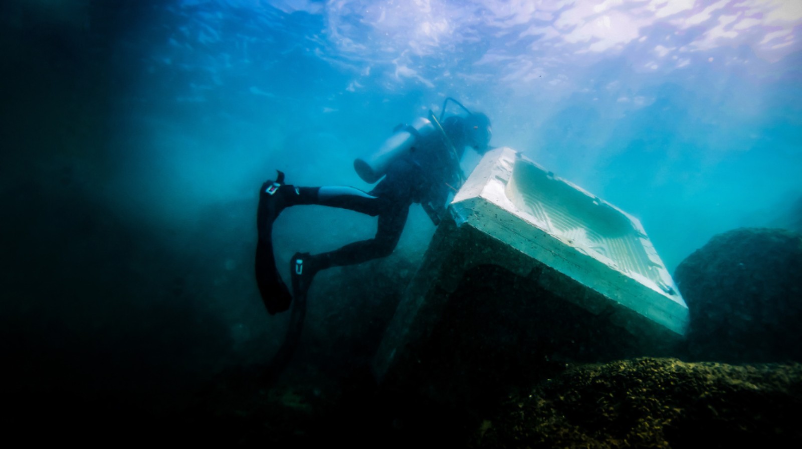 Ecological concrete helps create a sustainable future for the offshore wind industry. Photo courtesy of ECOncrete Tech