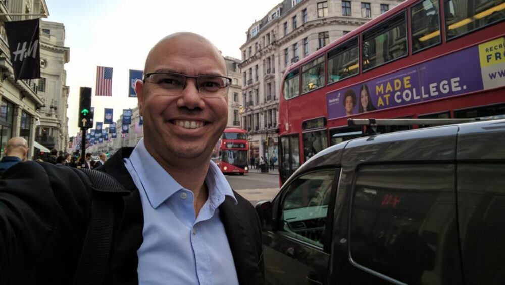 BreezoMeter CEO Ran Korber in London. Photo courtesy of BreezoMeter