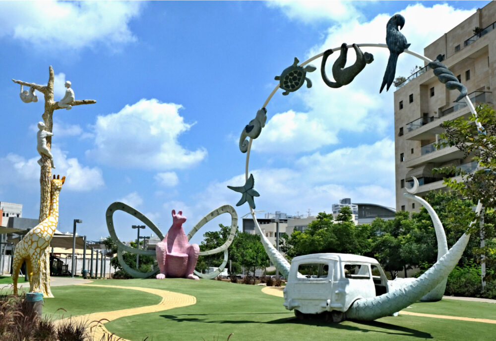 One of the imaginative Story Gardens in Holon. Photo by Boris_V, Shutterstock
