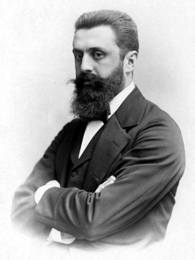 Theodor Herzl was the father of modern political Zionism. Photo by Carl Pietzner via Wikimedia Commons
