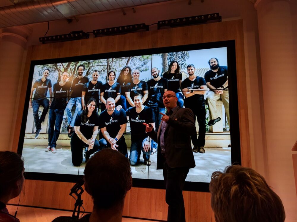 BreezoMeter CEO Ran Korber in New York. Photo courtesy of BreezoMeter