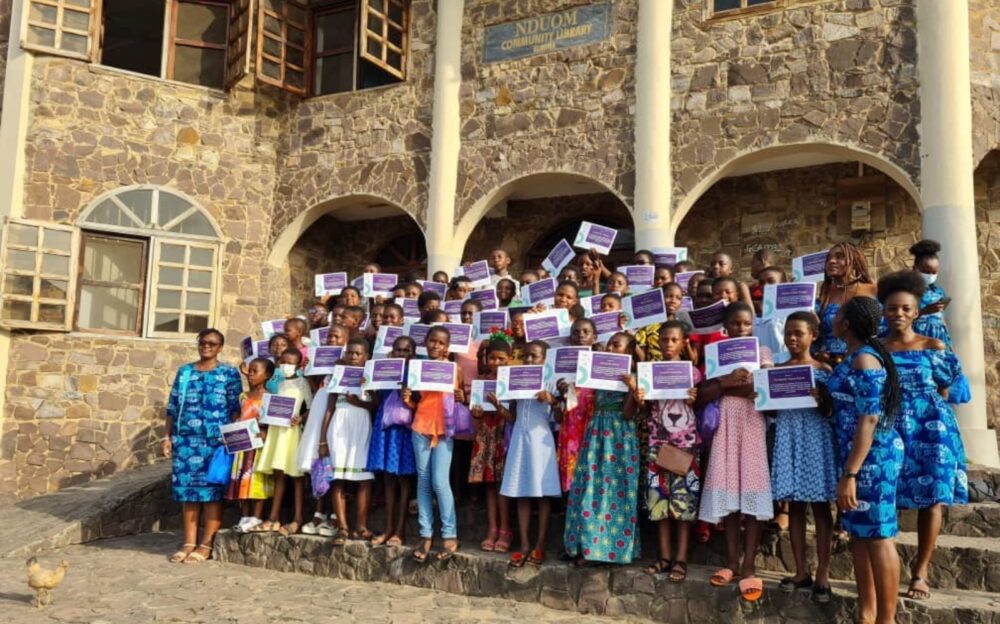 December 2021 graduates of the World ORT Kadima Mada STEM course in Elmina, Ghana. Photo courtesy of World ORT