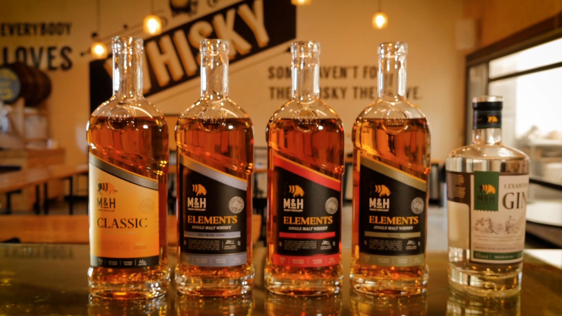 Enjoy a whisky from the M&H Distillery. Photo still from ISRAEL21c film