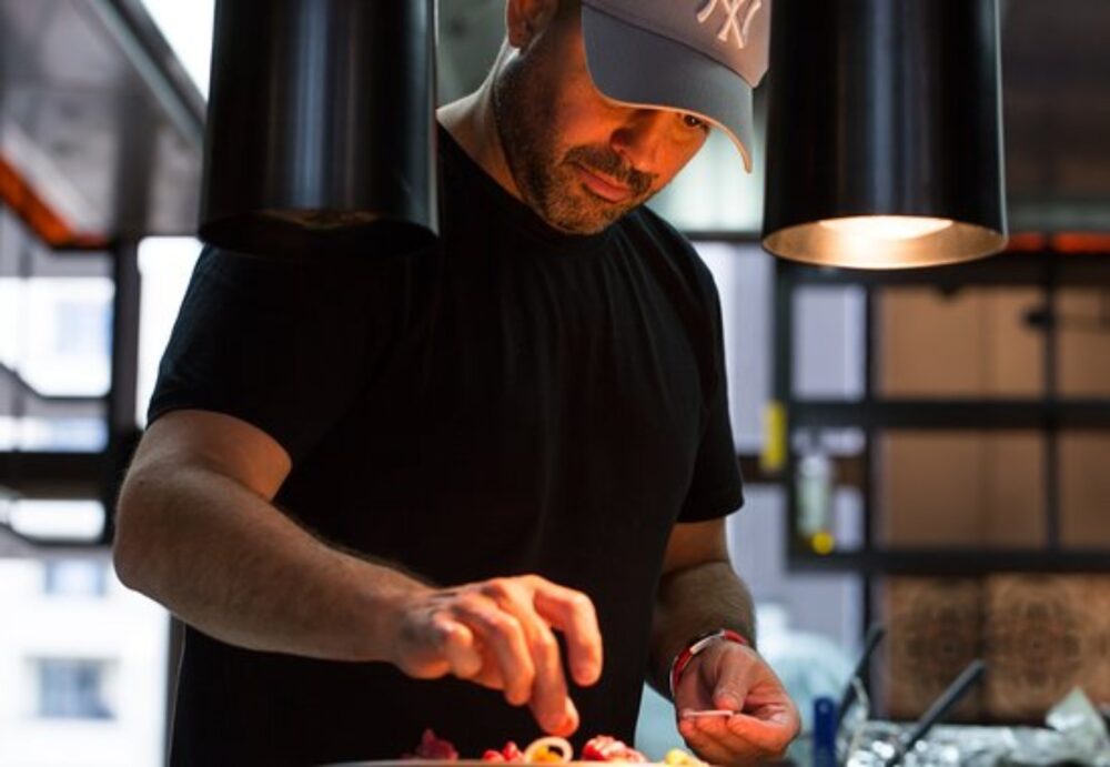 Chef Meir Adoni at Layla in Berlin. Photo: screenshot