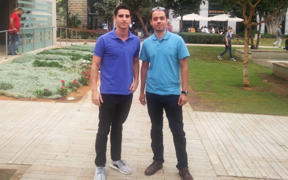 CopyLeaks CEO Alon Yamin and CTO Yehonatan Bitton. Photo courtesy of CopyLeaks