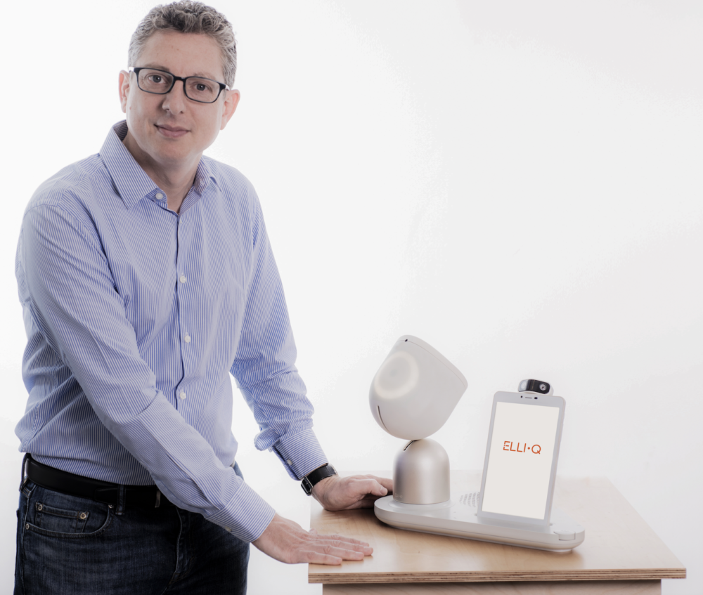 Dor Skuler, CEO and co-founder at Intuition Robotics. Photo courtesy of Intuition Robotics