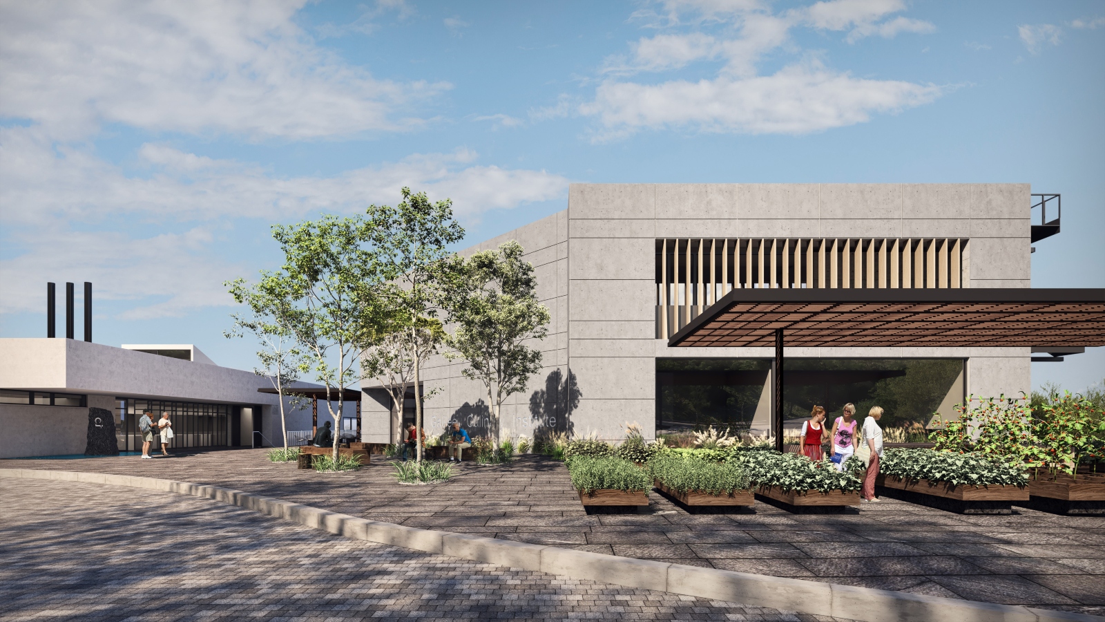 Architect's rendering of the Galilee Culinary Institute by Totem, courtesy of GCI_Arugot