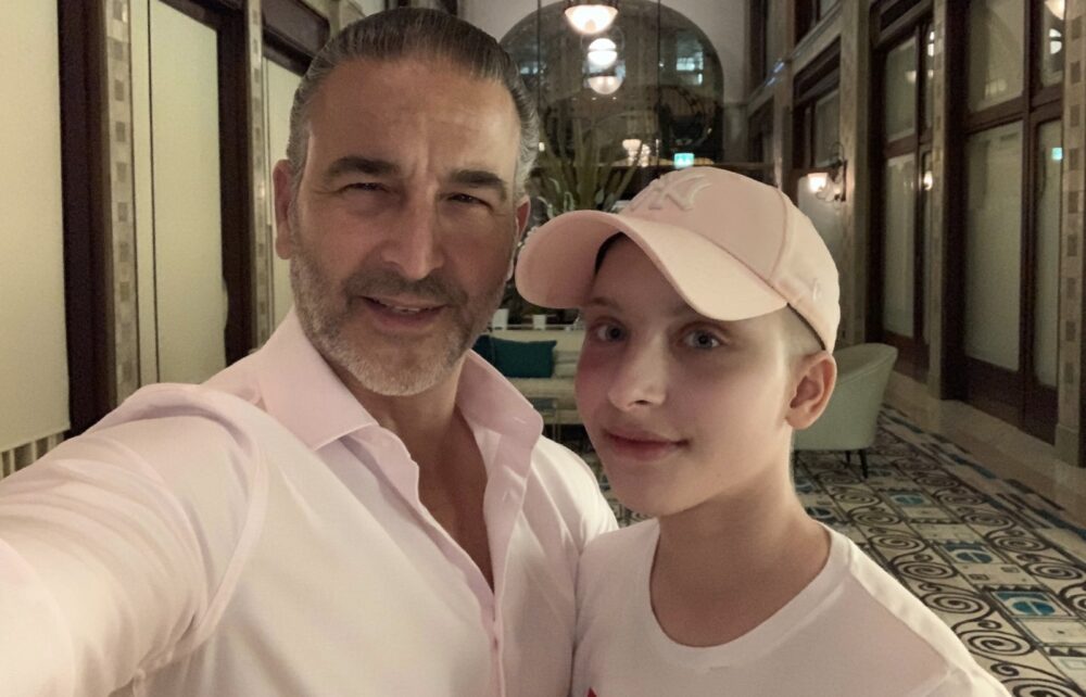 Ella Devora with her father, Gil. Photo courtesy of the Devora family