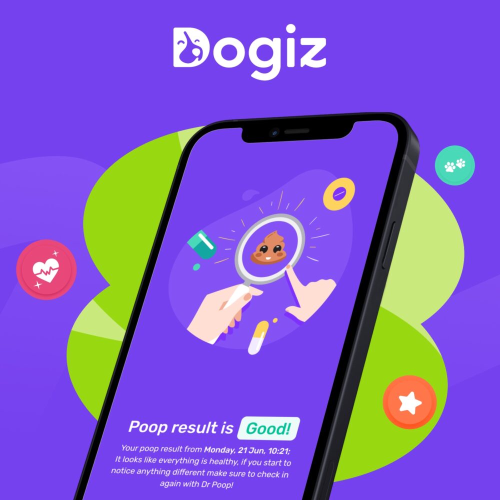 Photos of a dog’s waste are analyzed by machine learning. Image courtesy of Dogiz