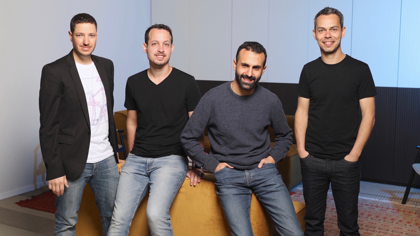 Masterschool founders, from left, Roi Tzikorel, Eran Glicksman, Otni Levi, Michael Shurp. Photo by Eyal Tueg