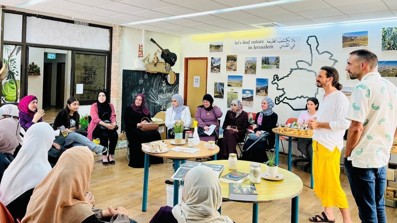 A class at the Sinsila Center in Jerusalem. Photo courtesy of Sinsila Center