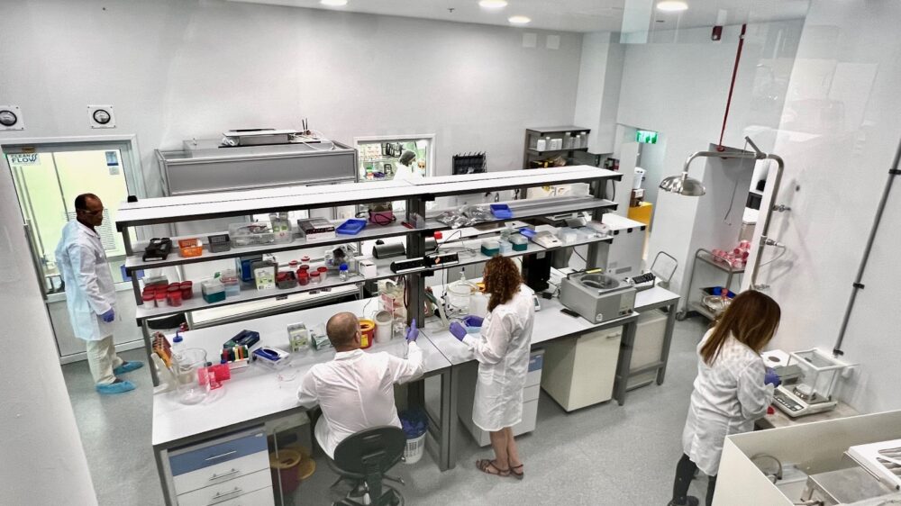 BioChange’s lab in Yokne’am Illit. Photo courtesy of BioChange