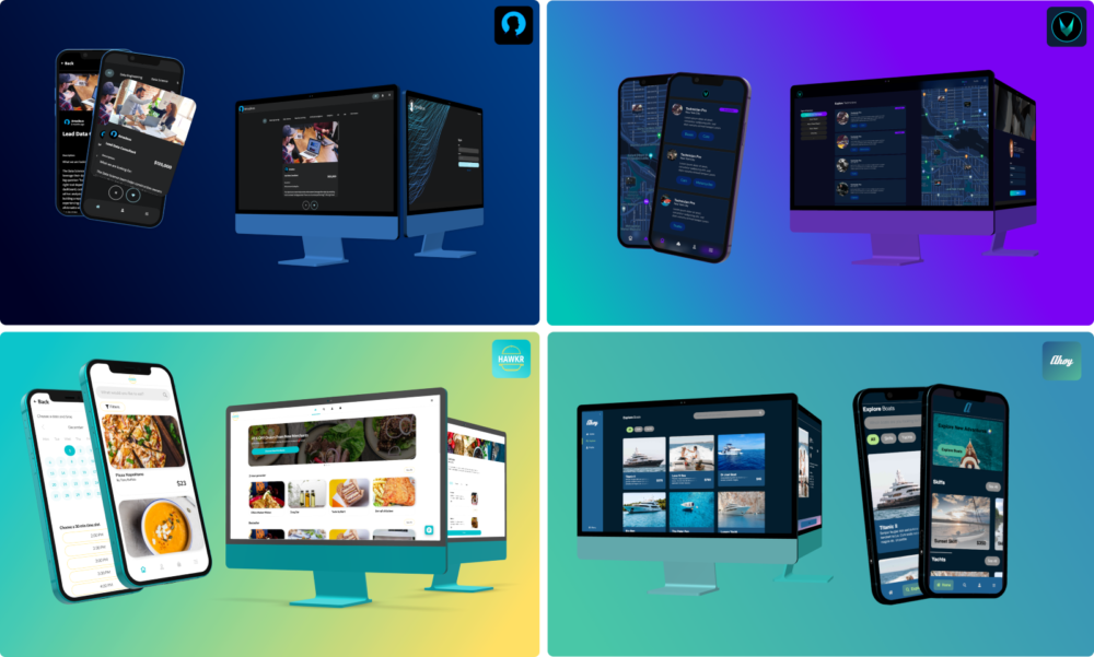 Four apps created through SPIRITT. Photo courtesy of SPIRITT.