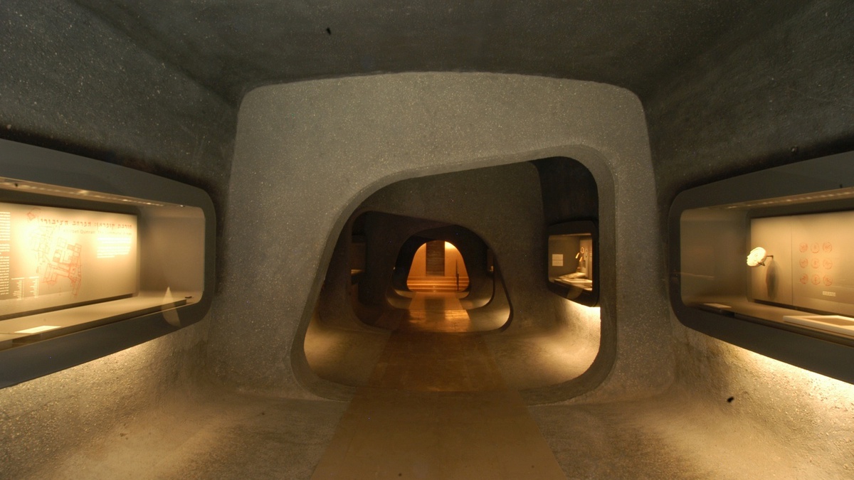 Interior of the Shrine of the Book in Jerusalem. Photo courtesy of the Israel Museum