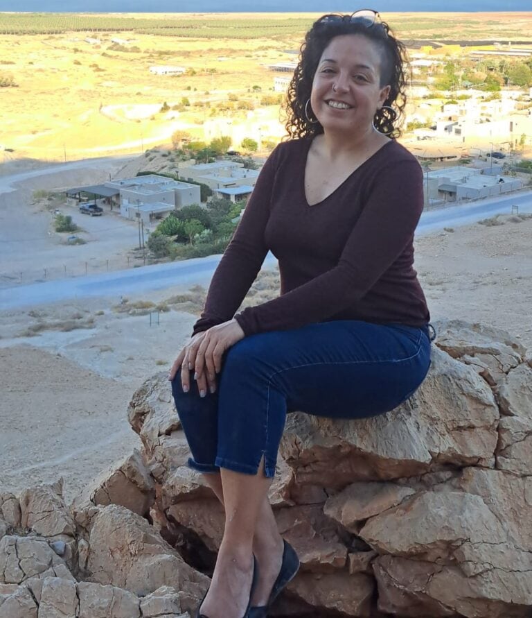 Mor Maisal, a volunteer with Kulna Yerushalayim. Photo courtesy of Mor Maisal