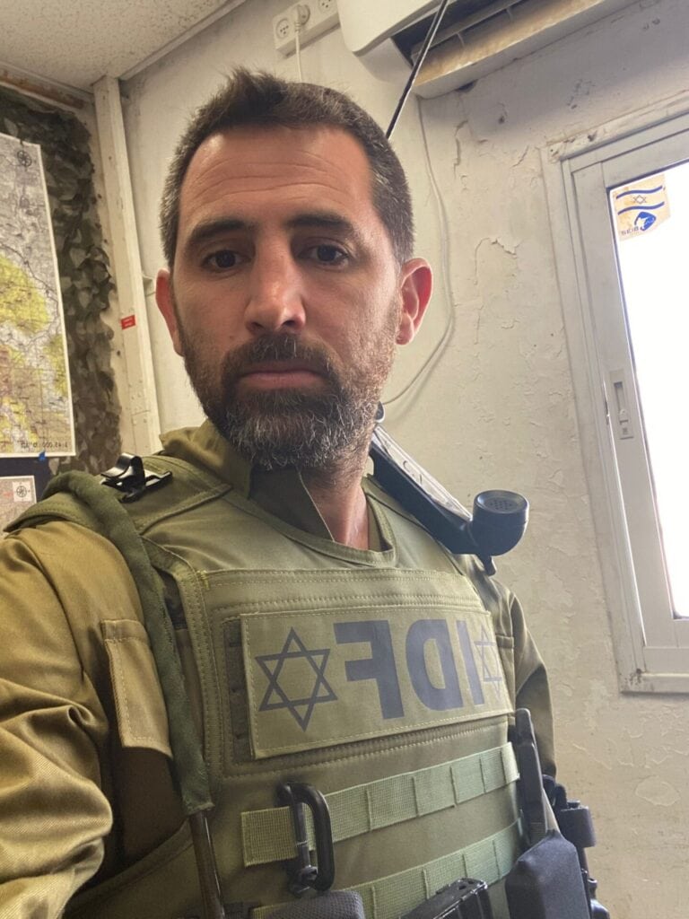 Yedidia Harush, a hero of the Hamas attack and now a refugee. Photo courtesy of Yedidia Harush