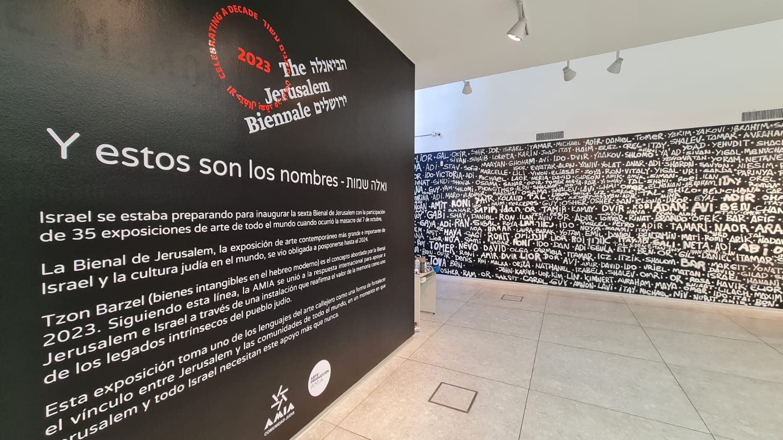 Jerusalem Biennale exhibition opens in Buenos Aires. Courtesy of Jerusalem Biennale