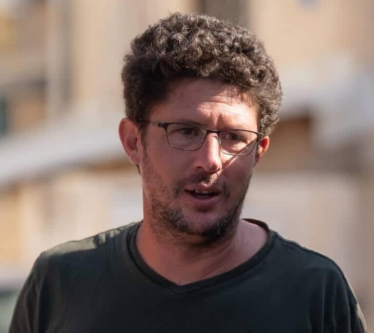 Matan Meir, a Fauda crewmember, was killed fighting in Gaza on November 11. Photo: screenshot from Lior Raz Facebook page