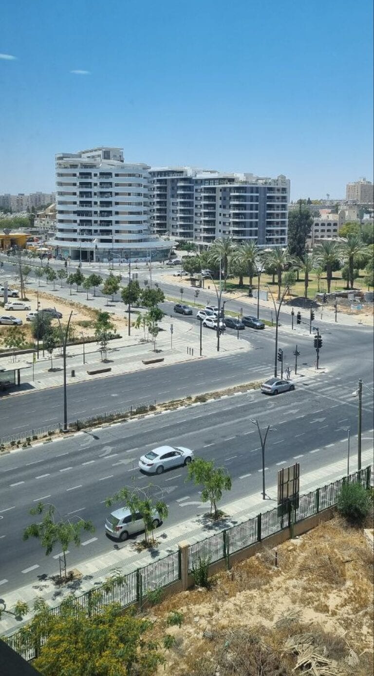 An aerial view of Beersheva. Photo by Yulia Karra