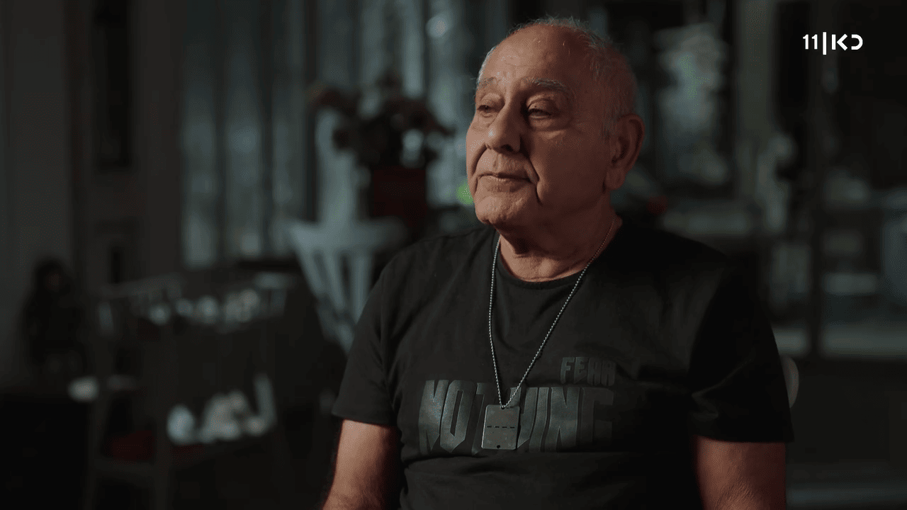 Carmel Edan, grandfather of former hostage Abigail Edan. Photo: screenshot from KAN