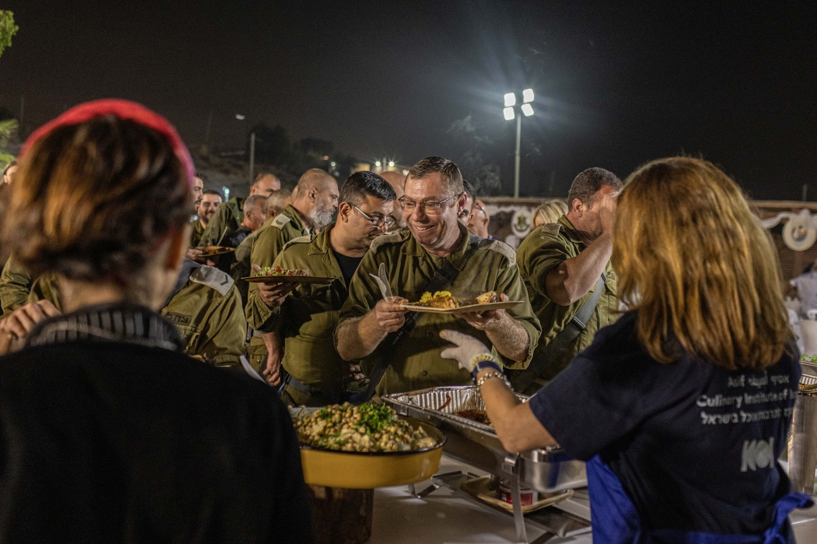 Asif has partnered up with restaurateurs and chefs to make soldiers happy with tasty food. Photo by Avishag Shaar-Yashuv
