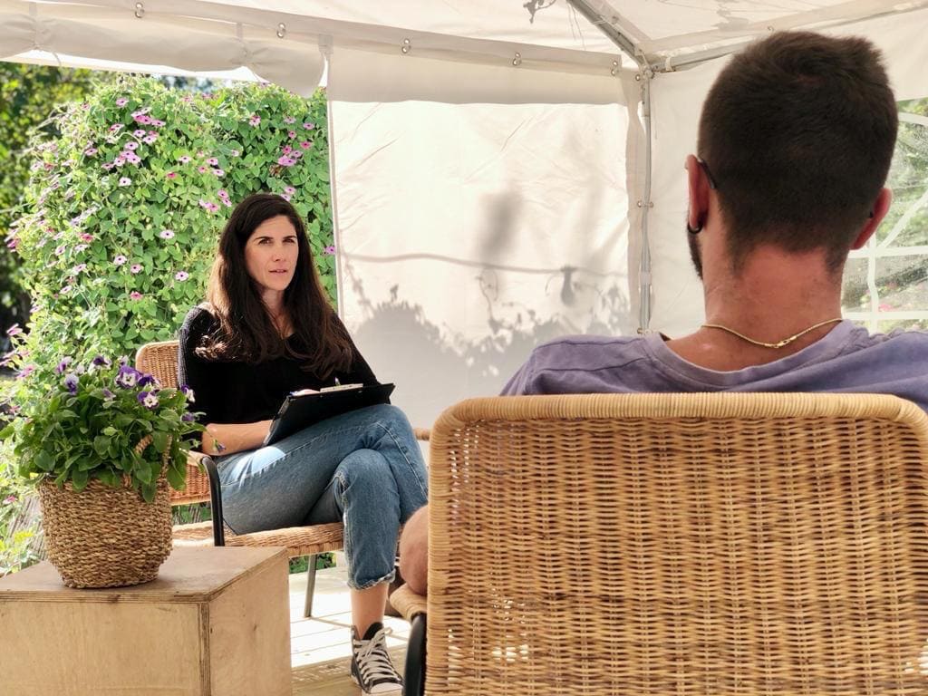 Ra’anan Safe Space in Beit Yitzhak. Photo courtesy of SmartAID