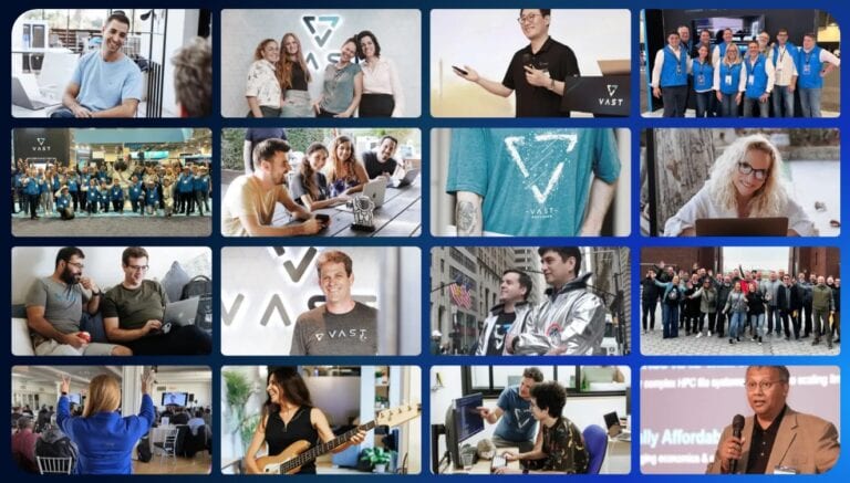 Screenshot from VAST Data website