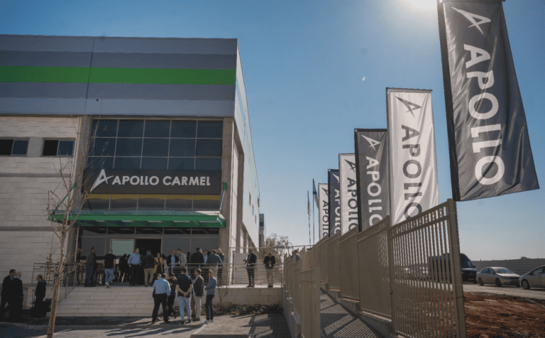 The Apollo Carmel factory opened in January 2024. Photo by Ilan Safra