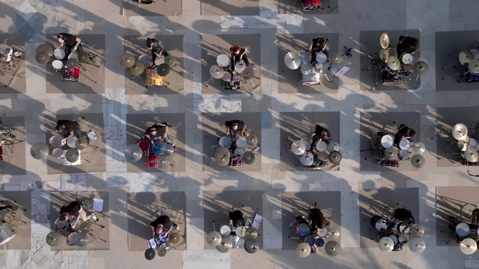 Overview of musicians at the ‘Homeland’ concert. Photo: YouTube screenshot