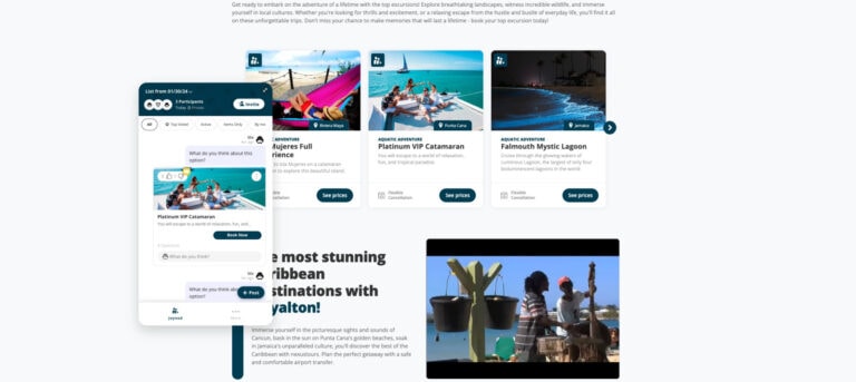 Screenshot courtesy of Joyned