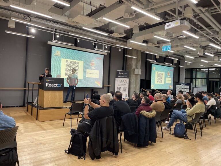 A meeting of PIP at Microsoft Reactor in Tel Aviv. Photo courtesy of PIP