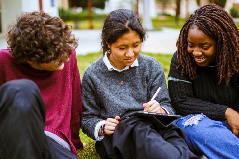 International students at Givat Haviva. Photo courtesy of Givat Haviva International School